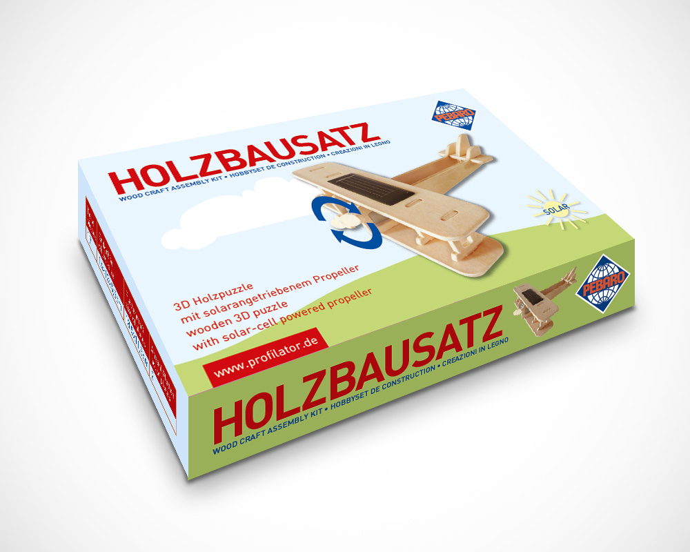 Verpackung Holzbausatz